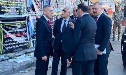 رئيس الادعاء العام ورئيس هيئة الإشراف القضائي في واسط للإشراف على التحقيق بفاجعـــة حريق الكوت.